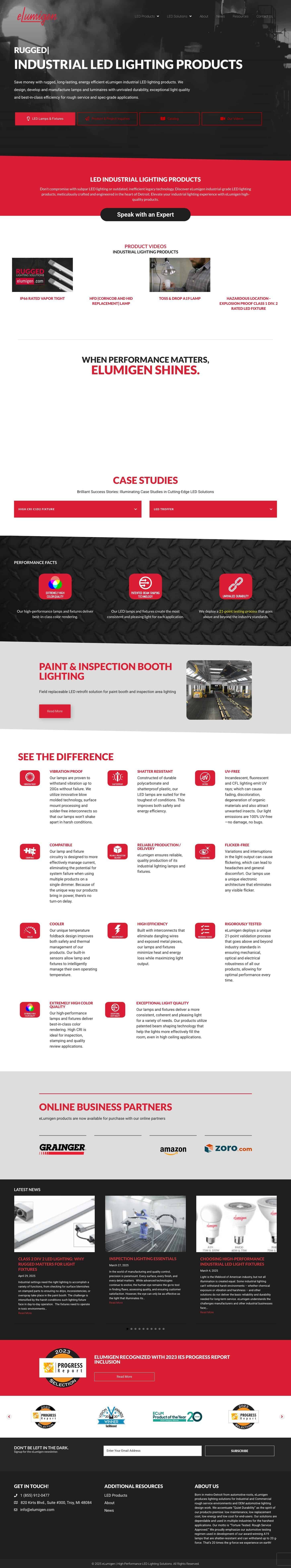 Industrial LED lighting solutions for rugged industrial environments to enhance performance and safety.