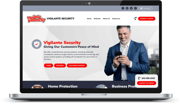 Secure cybersecurity services by Vigilante Security for business protection.