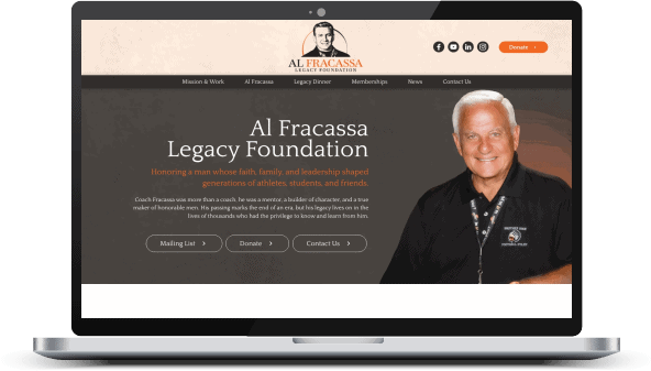 Laptop for Al Fracassa Legacy Foundation